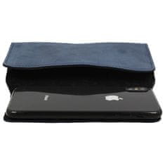 Nexeri IPHONE 5 / 12 Mini usnjeni pasni ovratnik Nexeri 3D Crazy navy blue