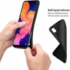 Nemo SAMSUNG GALAXY A40 Silikonski ovitek fleksibilen silikon črn