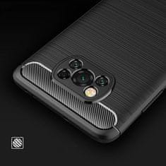 Nexeri XIAOMI POCO X3 PRO / POCO X3 Nexeri Karbonski oklepni kovček črne barve