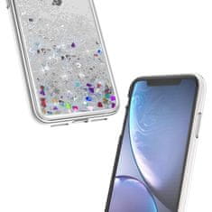 Nemo HUAWEI P40 LITE E Liquid Glitter Silver ohišje