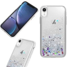 Nemo HUAWEI P40 LITE E Liquid Glitter Silver ohišje