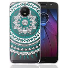 Nemo OHIŠJE TPU EDGE HYBRID MOTO G5S CYAN MANDALA VZOREC