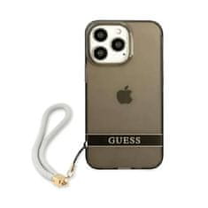 Guess IPHONE 13 PRO MAX Guess trdi ovitek prosojen, črn