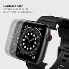 Spigen Trak za APPLE WATCH 4 / 5 / 6 / 7 / SE (38/40/41MM) Spigen Rugged Band mat črn