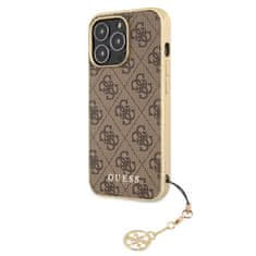 Guess Originalni IPHONE 13 PRO 6.1" Guess Hardcase 4G Charms Collection GUHCP13LGF4GBR brown