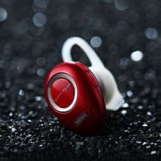 REMAX Bluetooth slušalke za ušesa REMAX HIFI Kakovost zvoka Enotne slušalke RB-T22 rdeča