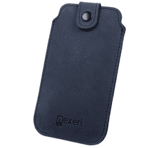 Nexeri Ovitek za IPHONE 6 / 7 / SE 2020 Nexeri Leather Pocket L usnje mornarsko modra