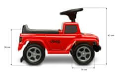 TOYZ JEEP RUBICON RDEČA