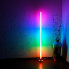 Vidal Stoječa svetilka LED RGB 10W 150cm z daljincem bela