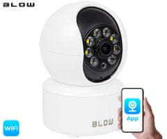 Blow H-263 IP kamera, WiFi, Super HD, 3MP, 355°, bela