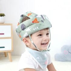 Northix Zaščitna čelada za majhne otroke - zelena 