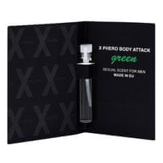 Aurora X-Phero Body Attack Green Parfum za moške, 1 ml