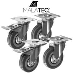 Malatec Vrtljiva kolesa - komplet 4 kos. Malatec 22537 