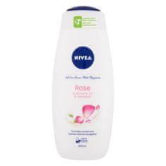 Nivea Rose & Almond Oil kremni gel za prhanje 500 ml za ženske