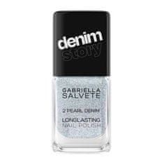 Gabriella Salvete Denim Story Longlasting Nail Polish lak za nohte 11 ml Odtenek 02 pearl denim