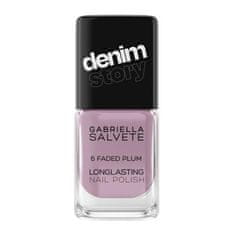 Gabriella Salvete Denim Story Longlasting Nail Polish lak za nohte 11 ml Odtenek 06 faded plum