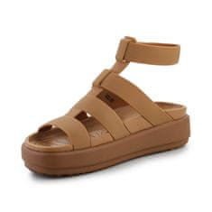 Crocs Sandali rjava 39 EU Brooklyn Luxe Gladiator