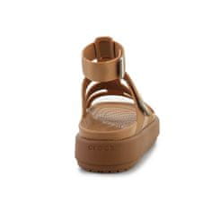 Crocs Sandali rjava 38 EU Brooklyn Luxe Gladiator