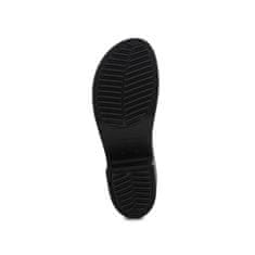 Crocs Japanke črna 38 EU Brooklyn Slide High Shine Heel Black