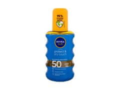 Nivea Nivea - Sun Protect & Dry Touch Invisible Spray SPF50 - Unisex, 200 ml 
