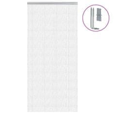 Vidaxl Verižna mreža proti mrčesu za vrata 100x226 cm aluminij