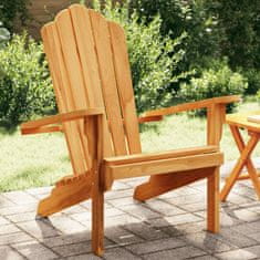 shumee Vrtni stol adirondack 77x78x95 cm trdna tikovina