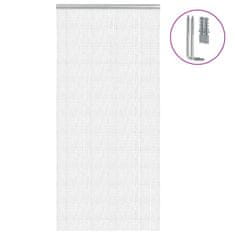 Vidaxl Verižna mreža proti mrčesu za vrata 100x212 cm aluminij