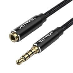 Vention Avdio kabel TRRS 3,5 mm moški na 3,5 mm ženski BHCBJ 5 m črn