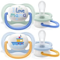 Philips Avent Ultra air Besedilo dude 0-6m deček, 2 kosa