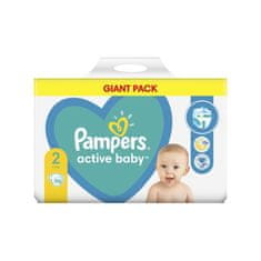 Pampers Active Baby plenice za enkratno uporabo 2 (4-8 kg) 96 kosov