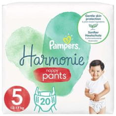 Pampers Harmonie Pants hlače za enkratno uporabo 5 (12-17 kg) 20 kosov