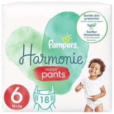 Pampers Harmonie Pants Plenice za enkratno uporabo 6 (15 kg+) 18 kosov