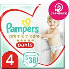 Pampers Premium Care Pants hlače za enkratno uporabo 4 (9-15 kg) 38 kosov