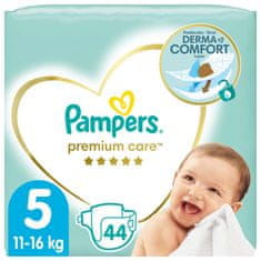 Pampers Premium Care plenice za enkratno uporabo 5 (11-16 kg) 44 kosov