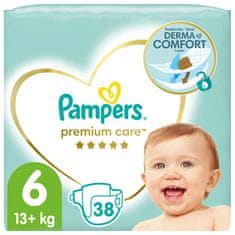 Pampers Premium Care plenice za enkratno uporabo 6 (13 kg+) 38 kosov