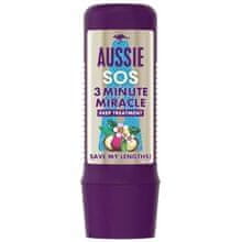 Aussie Aussie - SOS Save My Lengths 3 Minute Miracle Deep Treatment - Maska pro poškozené dlouhé vlasy 225ml 