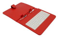 AIREN AiTab usnjeni etui 2 s tipkovnico USB 8" RED (CZ/SK/DE/UK/US... postavitev)