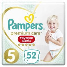 Pampers Premium Care hlače za enkratno uporabo 5 (12-17 kg) 52 kosov