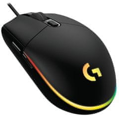 Logitech gaming miška G102 LIGHTSYNC/ optična/ 6 gumbov/ 8000dpi/ USB/ črna