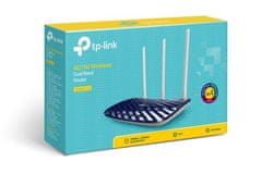 TP-Link Archer C20v5 AC750 dvopasovni usmerjevalnik Wi-Fi, 433 Mb/s pri 5 GHz + 300 Mb/s pri 2,4 GHz, 5 priključkov 10/100M, 3 antene