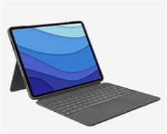 Logitech Combo Touch za iPad Pro 12,9" (5/6. generacija) - SIVA - Slovenija - INTNL