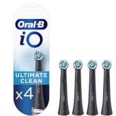 Oral-B Nadomestne glave za ščetke iO Ultimate Clean Black 4 kosi