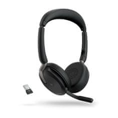 Jabra Evolve2 65 Flex/Stereo/ANC/USB/BT-USB/Wireless/MS/črna