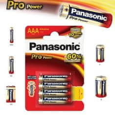 Panasonic Alkalne baterije AAA Pro Power LR03 4ks