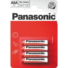 Panasonic R03 4BP AAA rdeča