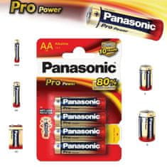 Panasonic Alkalne baterije AA Pro Power LR6 4pcs