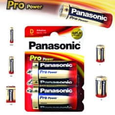 Panasonic Alkalna baterija D Pro Power LR20 2ks