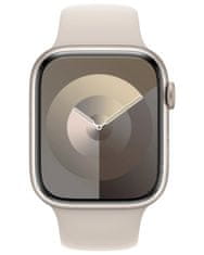 Apple Watch Series 9 41mm zvezdasto beli aluminij z zvezdasto belim športnim trakom M/L