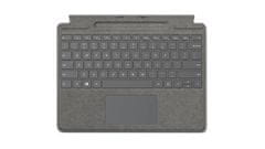 Microsoft Surface Pro Signature Keyboard (Platinum), komercialna različica, CZ&SK