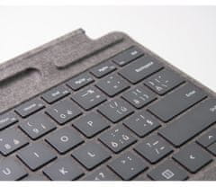 Microsoft Surface Pro Signature Keyboard (Platinum), komercialna različica, CZ&SK